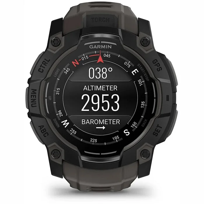 Viedpulkstenis Garmin Instinct 3 – 50 mm AMOLED Black with Charcoal Band