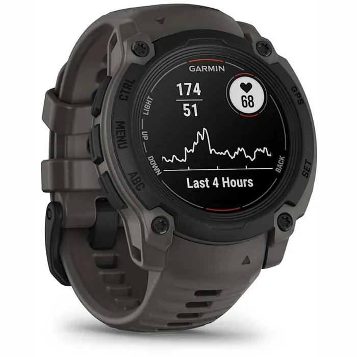 Viedpulkstenis Garmin Instinct E – 40 mm Black with Charcoal Band