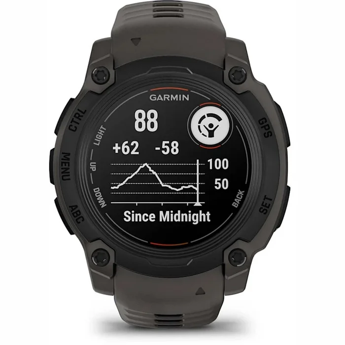 Viedpulkstenis Garmin Instinct E – 40 mm Black with Charcoal Band