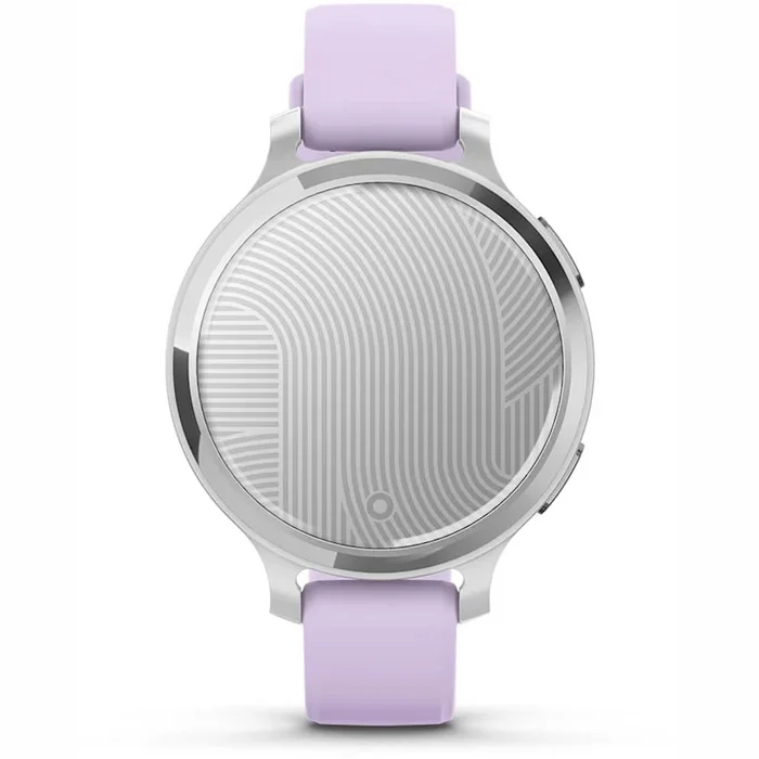 Viedpulkstenis Garmin Lily 2 Active Silver/ with Purple Jasmine Silicone Band