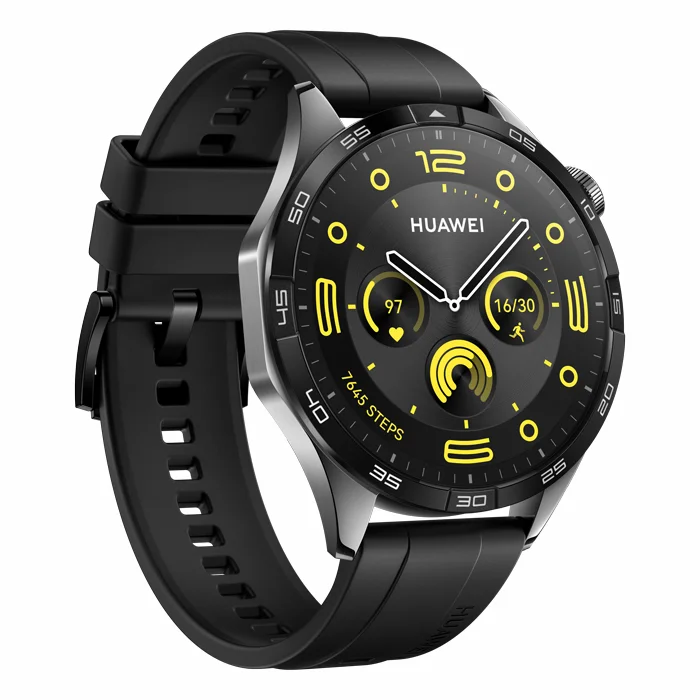 Viedpulkstenis Huawei Watch GT 4 Active 46mm Black Fluoroelastomer Strap [Demo]