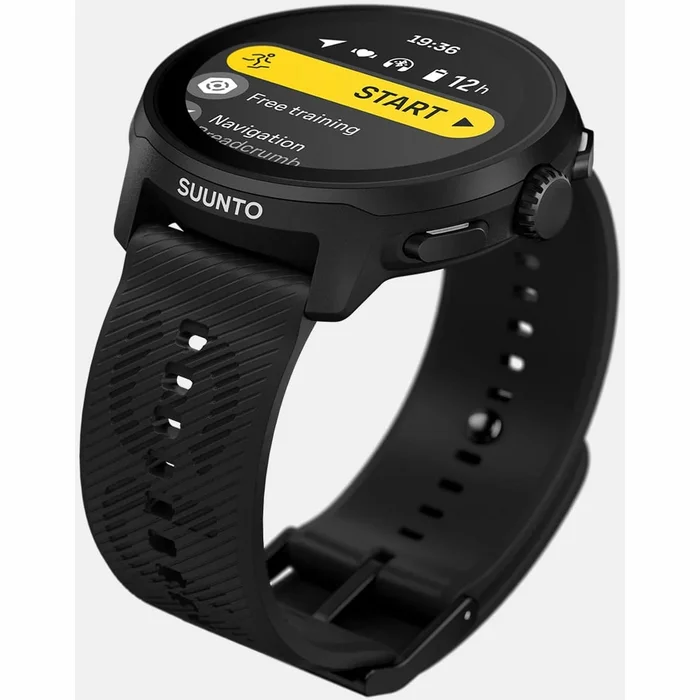 Suunto Run All Black with Silicone Strap