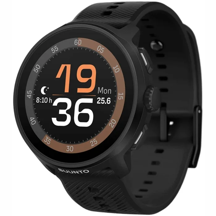 Suunto Run All Black with Silicone Strap