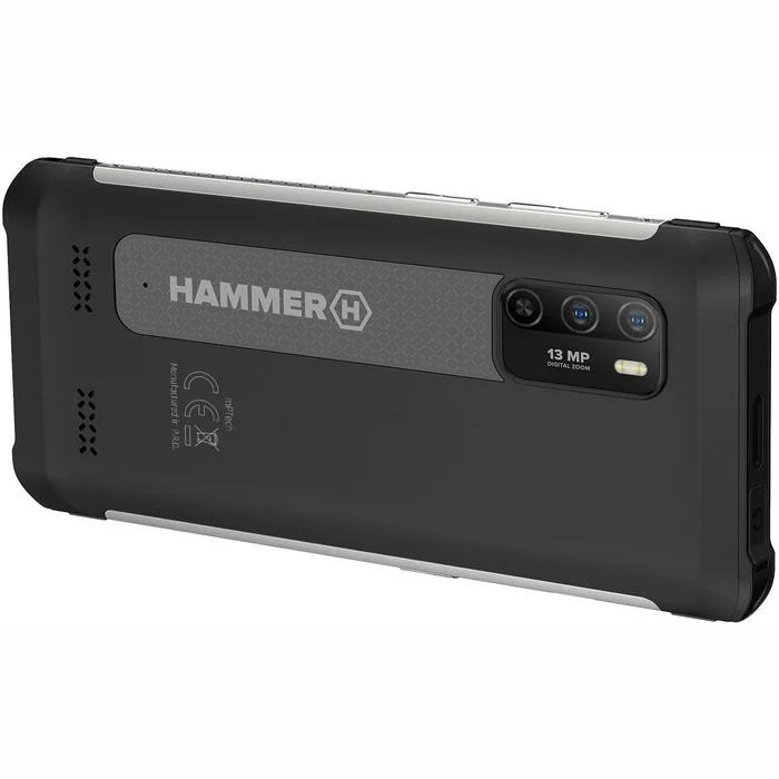 MyPhone Hammer Iron 4 Dual 4+32GB Silver + Hammer Watch Plus
