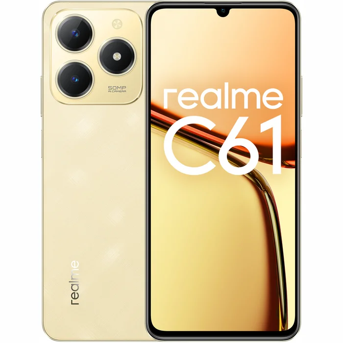 Realme C61 6+256GB Sparkle Gold