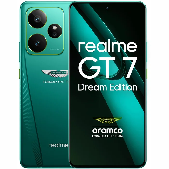 Mobilie telefoni un viedtālruņi Realme GT 7 RMX5061 (EU) 16+ 512GB Aston Martin Green