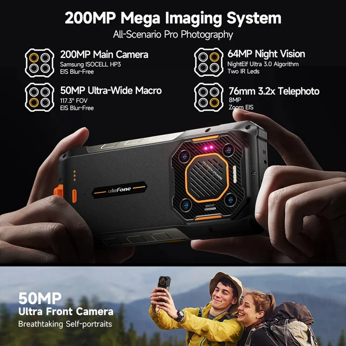 Ulefone Armor 26 Ultra Walkie-Talkie 12+512GB Black