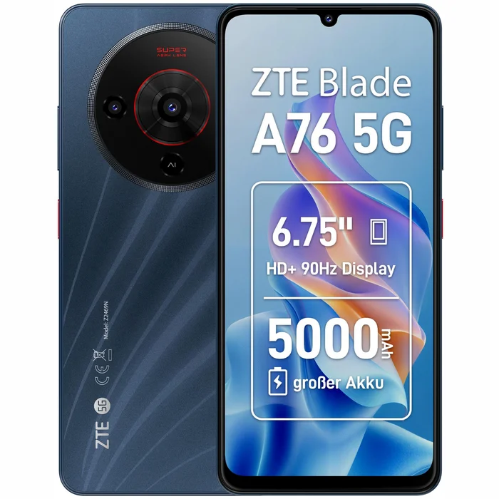 ZTE Blade A76 5G 4+128GB Stardust Black