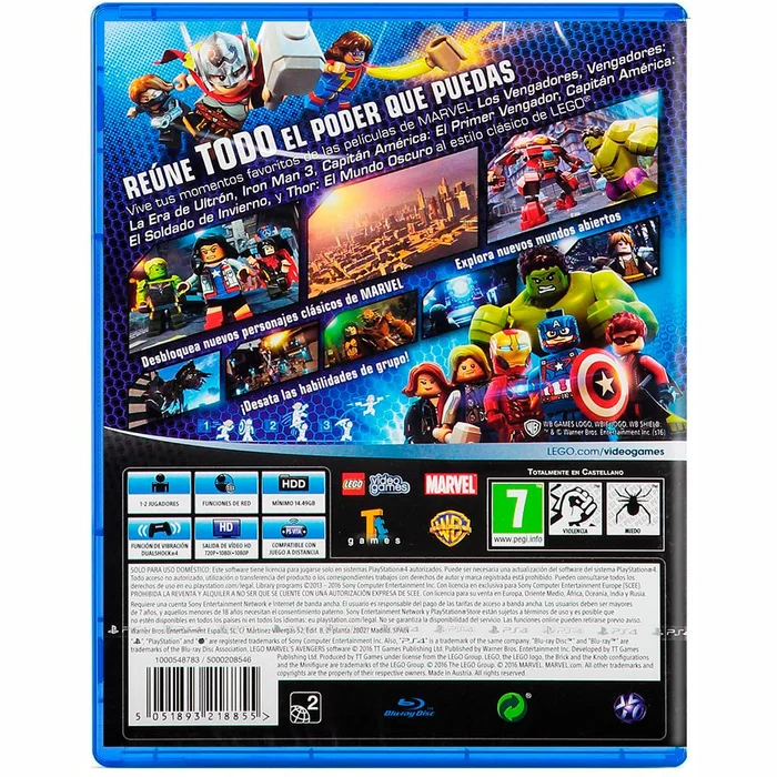 Warner Bros Lego Avengers PlayStation 4