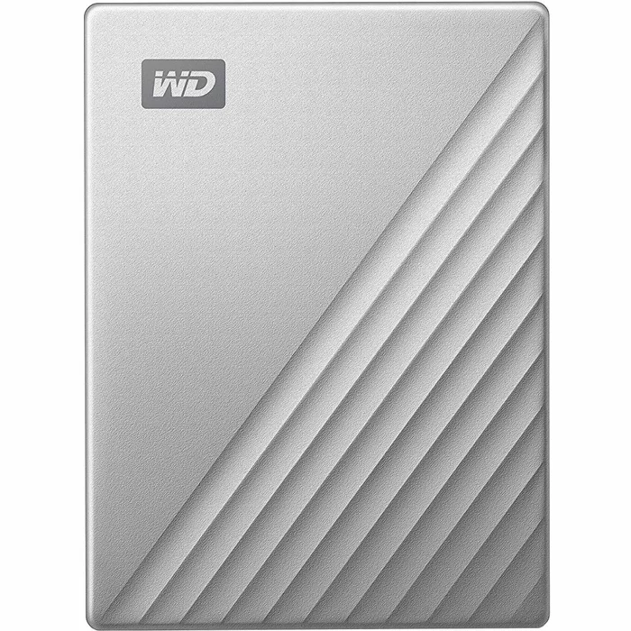 Ārējie cietie diski Western Digital My Passport Ultra HDD 2TB USB Type-C Silver