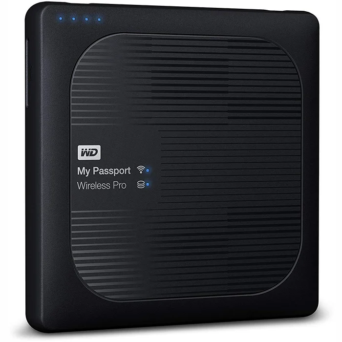 Ārējie cietie diski Western Digital My Passport Wireless Pro Portable HDD 2TB USB 3.0 Black