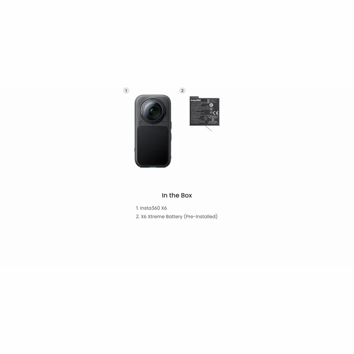 Insta360 X6 Standart Bundle Midnight Black