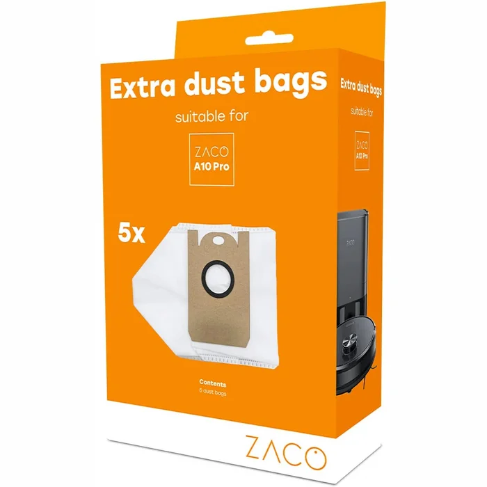 Zaco A10 Pro Extra dust bags 5 gab.