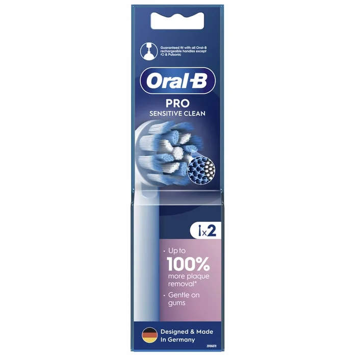 Braun Oral-B EB60-2 Sensitive Clean Pro White 2 gab.