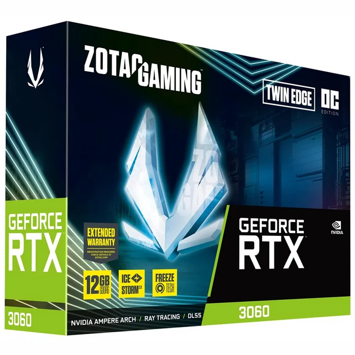 Videokarte Zotac GeForce RTX 3060 Twin Edge 12GB