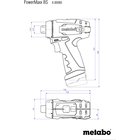 Urbjmašīna-Skrūvgriezis Metabo PowerMaxx Basic Set