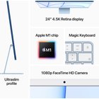 Apple iMac 24-inch M1 chip with 8‑core CPU and 7‑core GPU 256GB - Blue INT