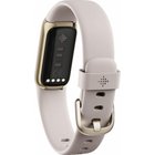 Fitnesa aproce Fitbit Luxe Lunar White / Soft Gold Stainless Steel