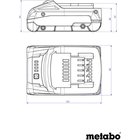 Аккумулятор Metabo 18 V / 4.0 Ah LiHD