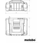Akumulatora lādētājs Metabo ASC 145 12-36 V Air Cooled