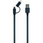 Gembird USB charging combo cable 1m