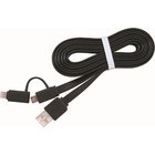 Gembird USB charging combo cable 1m