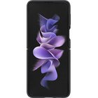 Samsung Galaxy Flip3 Leather Cover Black