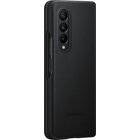 Samsung Galaxy Z Fold3 Leather Cover Black