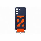 Samsung Galaxy S22 Silicone Cover with Strap Navy
