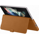 Samsung Galaxy Fold3 Leather Flip Cover Camel