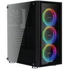 Aerocool Case Quartz Revo Tempered Glass Black