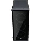 Aerocool Case Quartz Revo Tempered Glass Black