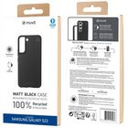 Samsung Galaxy S22 Recycletek Soft Cover By Muvit Black