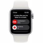 Viedpulkstenis Apple Watch SE (2nd Gen) GPS 40mm Silver Aluminium Case with White Sport Band