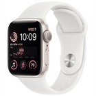 Apple Watch SE (2nd Gen) GPS 40mm Silver Aluminium Case with White Sport Band