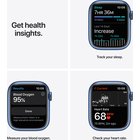 Viedpulkstenis Apple Watch Series 7 GPS 41mm Blue Aluminium Case with Abyss Blue Sport Band