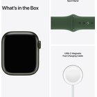 Viedpulkstenis Apple Watch Series 7 GPS 41mm Green Aluminium Case with Clover Sport Band