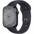 Viedpulkstenis Apple Watch Series 8 GPS 41mm Midnight Aluminium Case with Midnight Sport Band