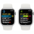 Viedpulkstenis Apple Watch Series 8 GPS 41mm Silver Aluminium Case with White Sport Band
