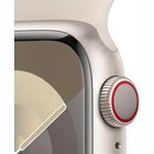 Viedpulkstenis Apple Watch Series 9 GPS + Cellular 45mm Starlight Aluminium Case with Starlight Sport Band - M/L