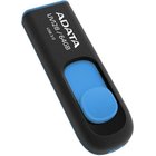 USB zibatmiņa Adata Dashdrive UV128 64GB Black/Blue USB3.0