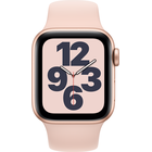 Apple Watch SE GPS 44mm Gold Aluminium Case with Pink Sand Sport Band