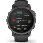 Garmin Fenix 6S Sapphire Carbon Gray with Black band