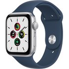Apple Watch SE GPS 44mm Silver Aluminium Case with Abyss Blue Sport Band