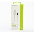 Muvit Lightning cable MFI 1m 2.4A White