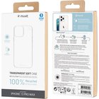 Apple Iphone 13 Pro Max Recycletek Soft Cover By Muvit Transparent