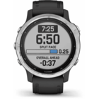 Garmin Fenix 6S Solar Silver with black band