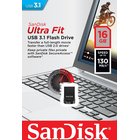 USB zibatmiņa USB zibatmiņa SanDisk 16GB Ultra Fit USB 3.1