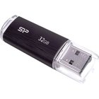 USB zibatmiņa USB zibatmiņa Silicon Power Ultima U02 32 GB, USB 2.0, Black