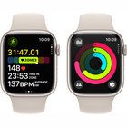 Viedpulkstenis Apple Watch Series 9 GPS 45mm Starlight Aluminium Case with Starlight Sport Band - M/L